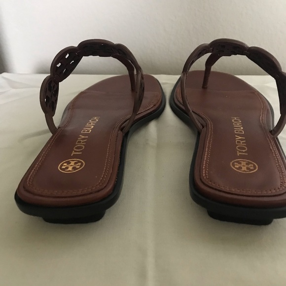 Brown Tory Burch sandals size 7 1/2 - Picture 3 of 3